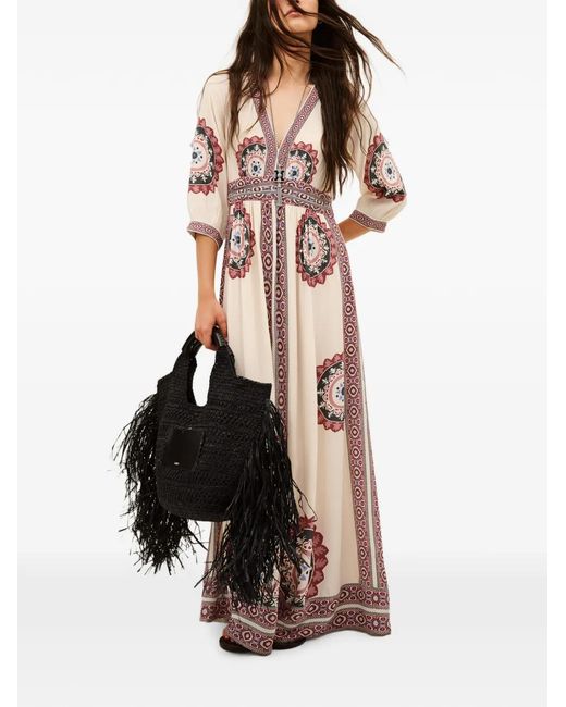 Ba&sh Pink Vere Maxi Dress