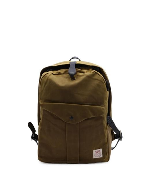 Filson Green Journeyman Logo-Patch Backpack for men