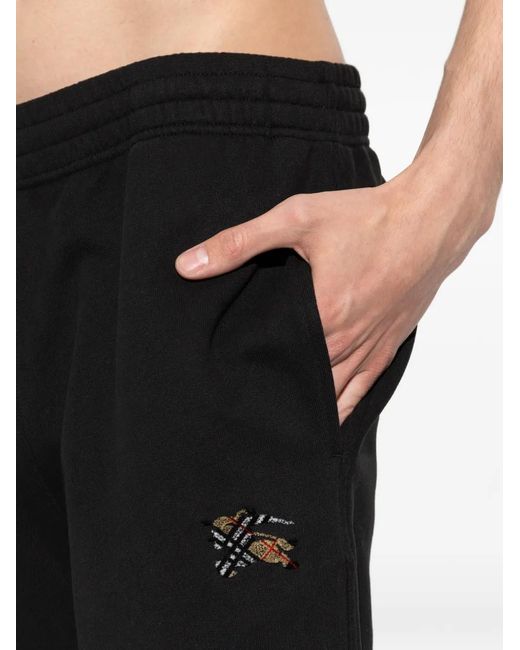 Burberry Black Sid' Sweatpants for men