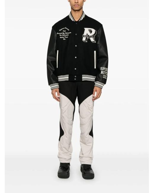 Represent Black Wool Jacket Owners Club for men