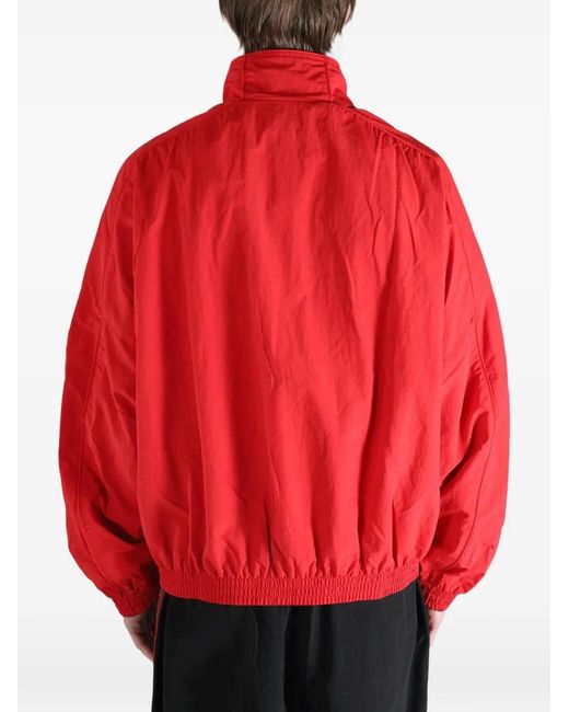 Willy Chavarria Red Bad Boy Zip-Up Jacket for men