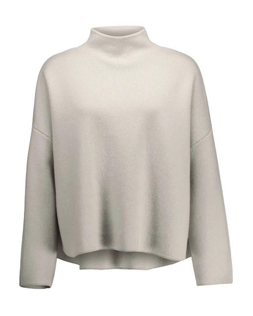Allude ハイネック カシミアセーター Gray