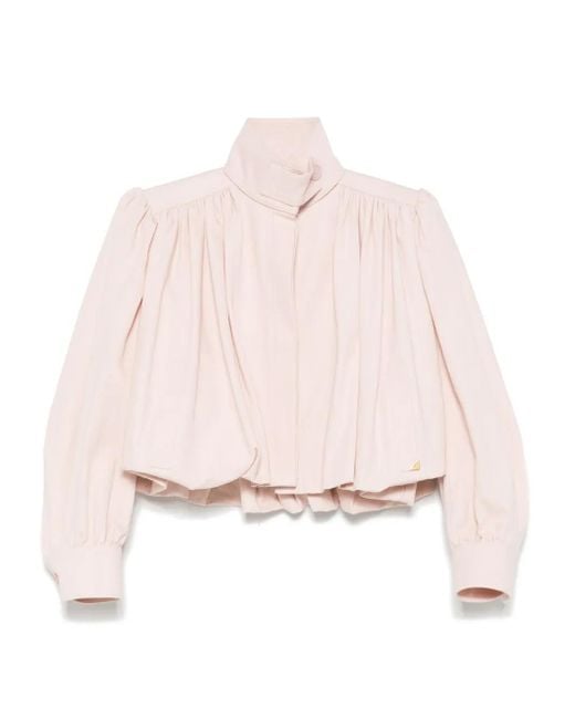 Chloé Pink Gathered Boule Jacket