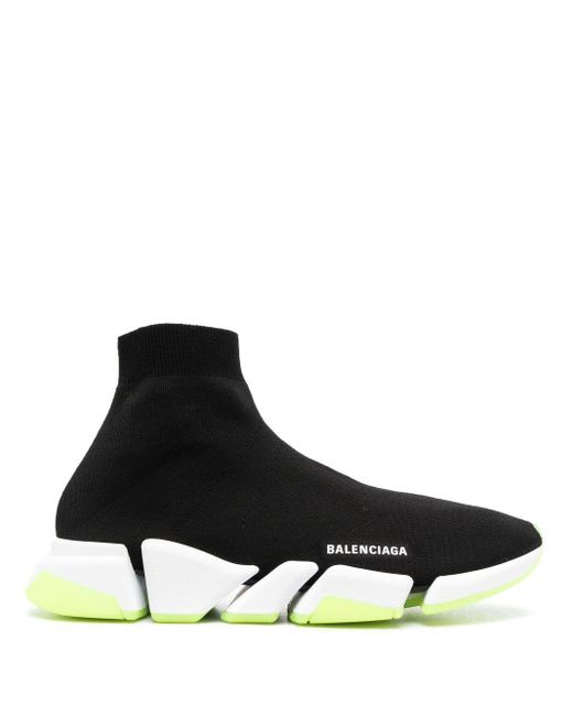 Balenciaga Speed 20 High-top Sneakers in Black for Men | Lyst