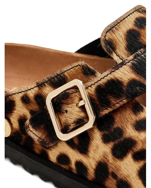Birkenstock Brown Boston Pony Like Fur Exq 1774