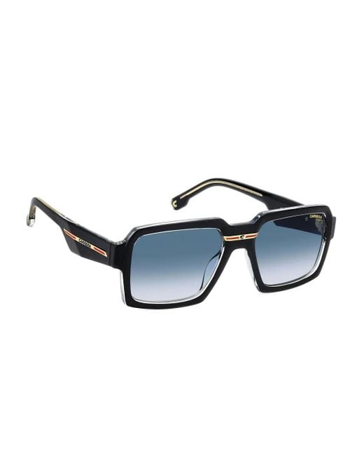 Carrera Blue Geometric-Frame Sunglasses for men