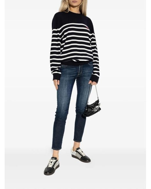 DSquared² Black Sweater With Logo