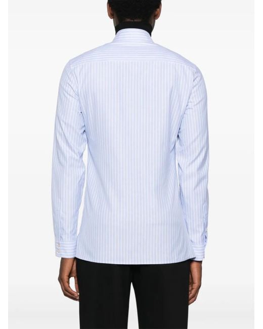 Valentino Garavani White Striped Shirt for men