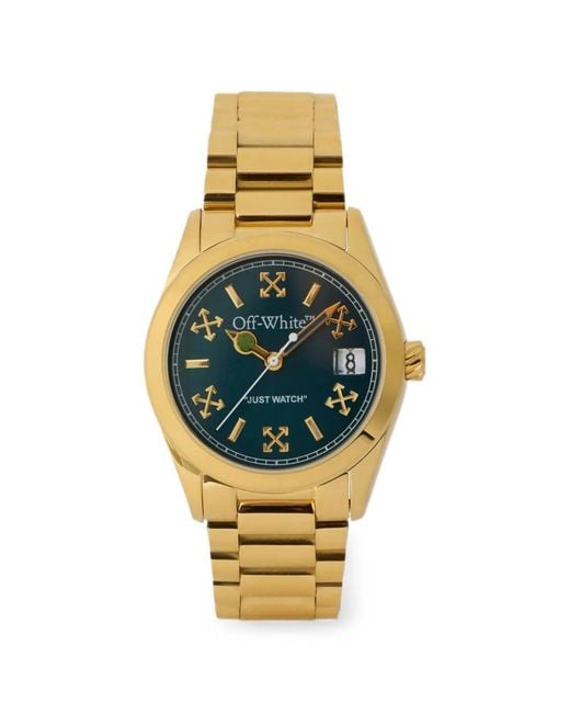 Off-White c/o Virgil Abloh Metallic Crossing 32Mm Watch