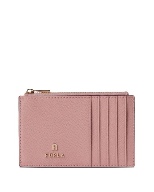Furla Pink Medium Camelia Card Holder