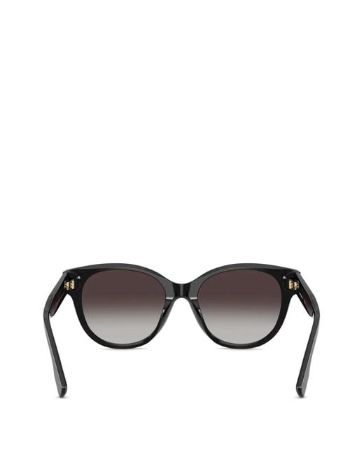 Tory Burch Black Double T Phantos-Frame Sunglasses