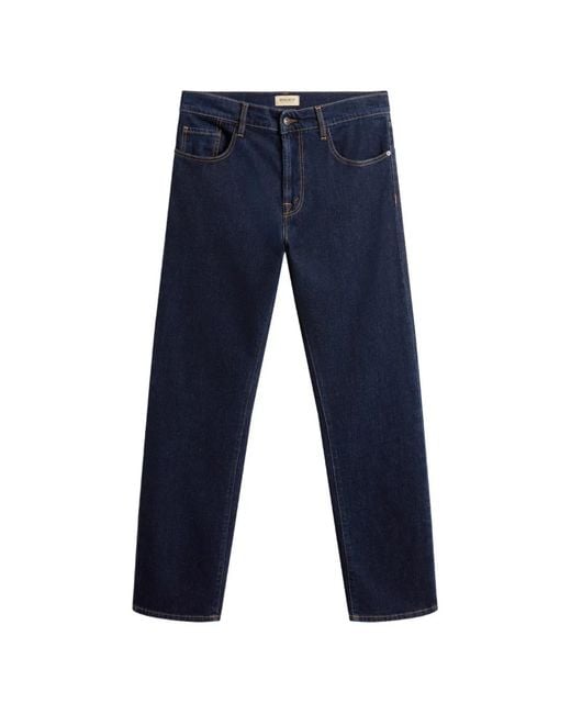 Woolrich Blue Five-Pocket Jeans for men
