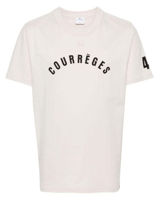Courreges Ac Straight T-Shirt in White für Herren