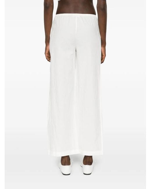 GIMAGUAS White Devi Elasticated Trousers