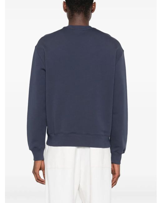 Maison Kitsuné Blue Speedy Fox Cotton Sweatshirt for men