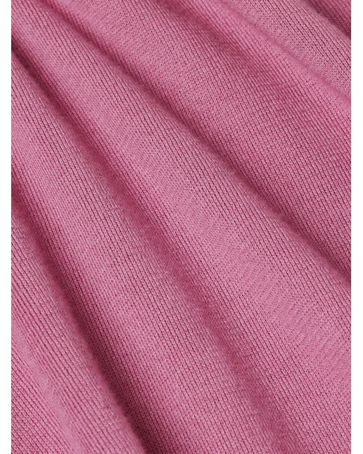 Zegna Pink Short Sleeved Cotton T-Shirt for men