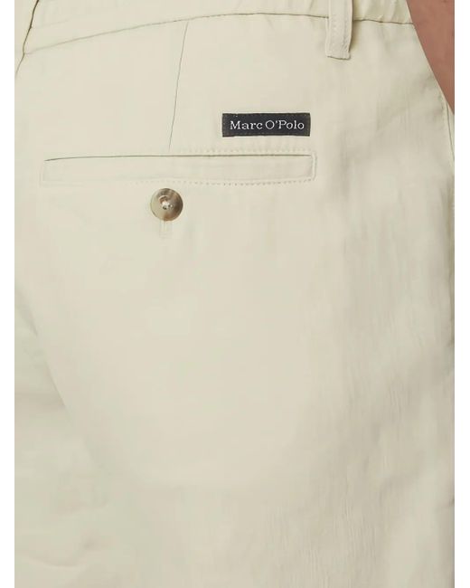 Marc O' Polo White Linen Shorts for men