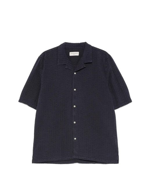 Officine Generale Blue 'Eren' Shirt for men