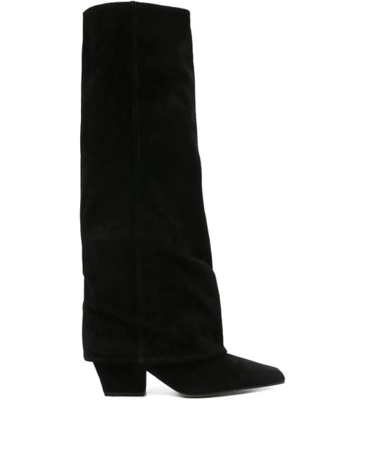 Paris Texas Black High Boots