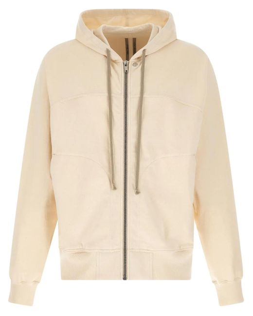 Rick Owens Natural Windbreaker Hoodie