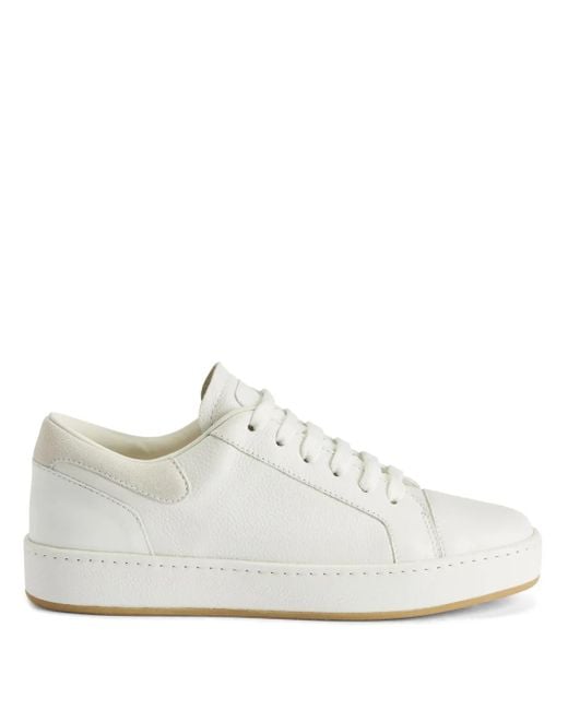 Giuseppe Zanotti White Gz-City Lace-Up Low-Top Sneakers for men