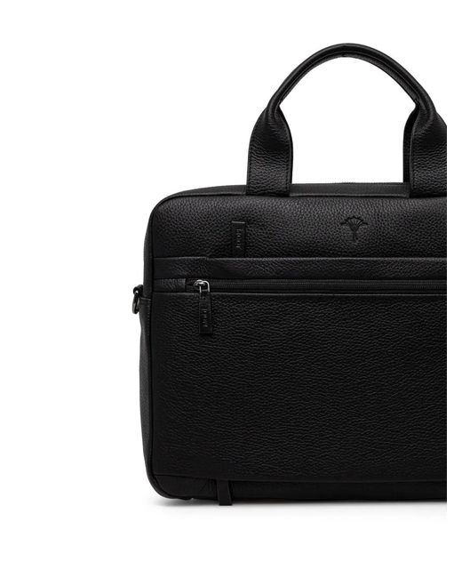 Joop! Black Zip-Fastening Briefcase for men