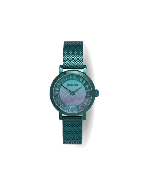 Montre Zigzag 36 Mm Missoni en coloris Blue