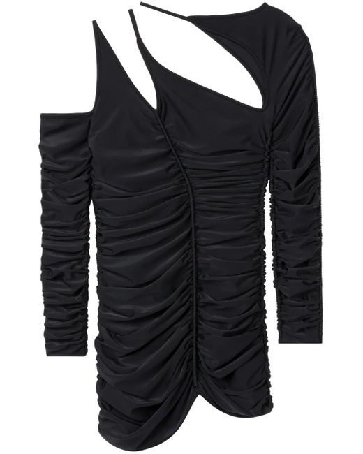 Top Asimmetrico Con Cut-Out X Ester Mana di AZ FACTORY in Black