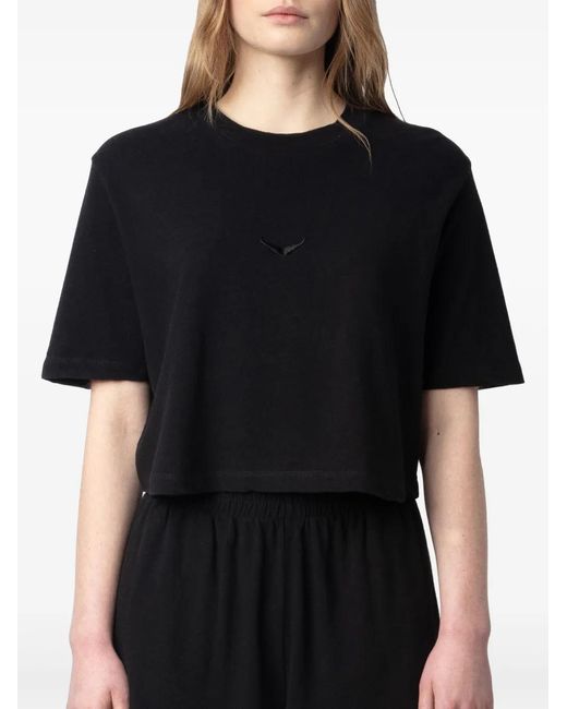 Zadig & Voltaire Black Mila T-Shirt