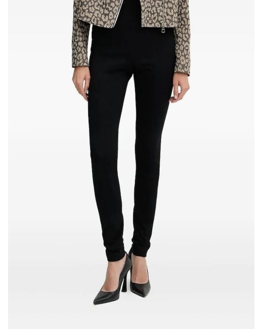 Boss Black Elastic-Waistband Leggings
