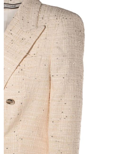 Tagliatore Single-breasted Blazer Natural