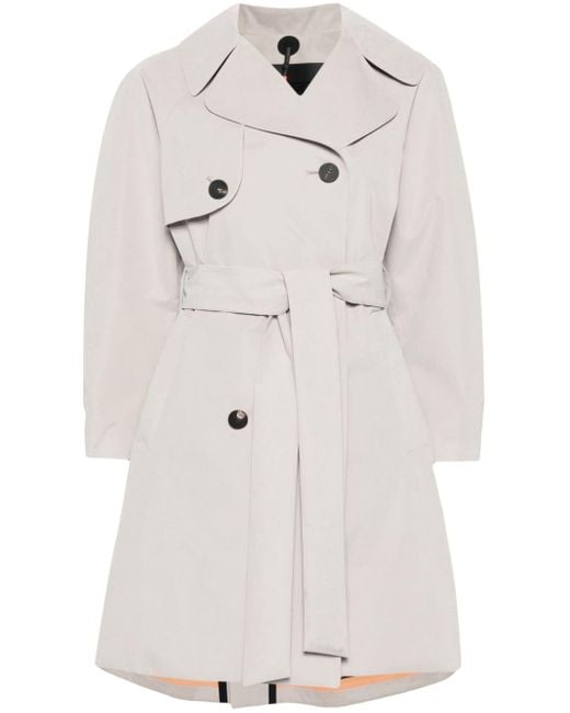 Rrd White New Walk Double-breasted Trench Coat