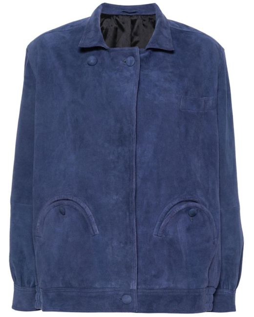 Blazé Milano Blue Cleo Bomber Jacket