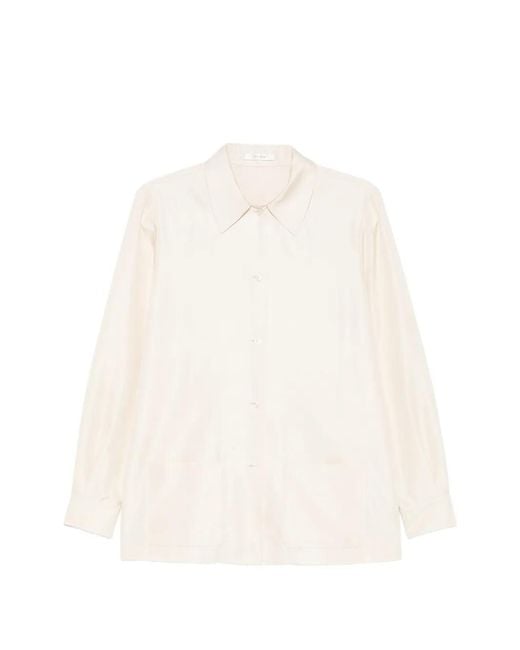 The Row Lucetta Blouse in het White