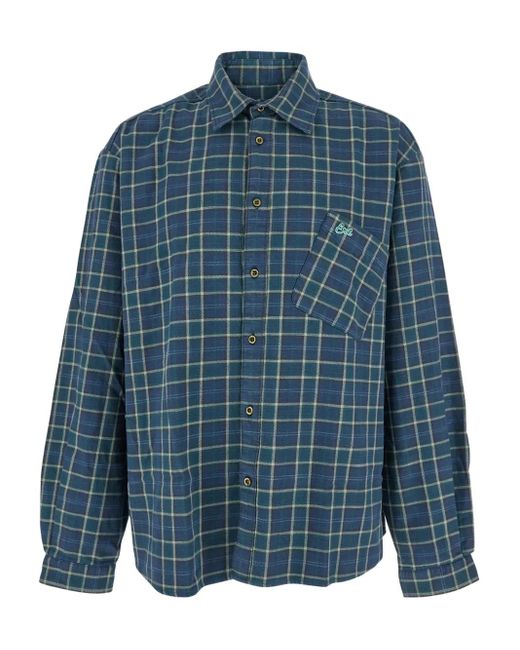 Camisa A Cuadros ERL de color Blue