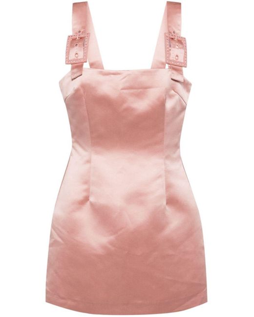 Cynthia Rowley Pink Gigi Satin Mini Dress
