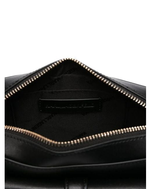 Karl Lagerfeld Black Cotton Baseball Cap