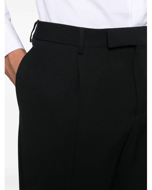 Lardini Black Straight-leg Tailored Trousers for men