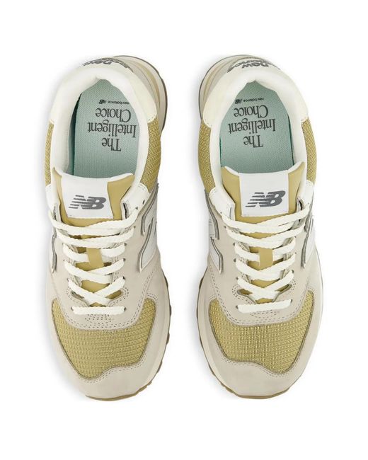 New Balance White 'N' Patch Lifestyle Sneakers