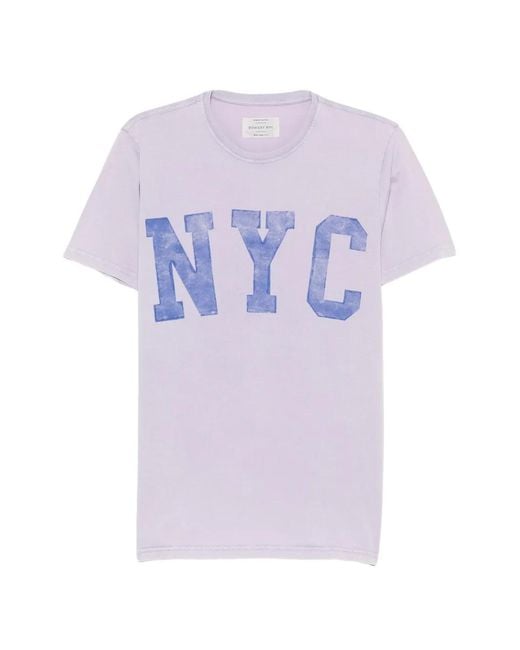 Bowery Supply Co. Purple Graphic-Print T-Shirt for men