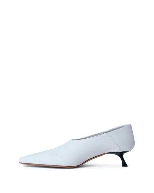 Sportmax White Madia Pointed-Toe Pumps