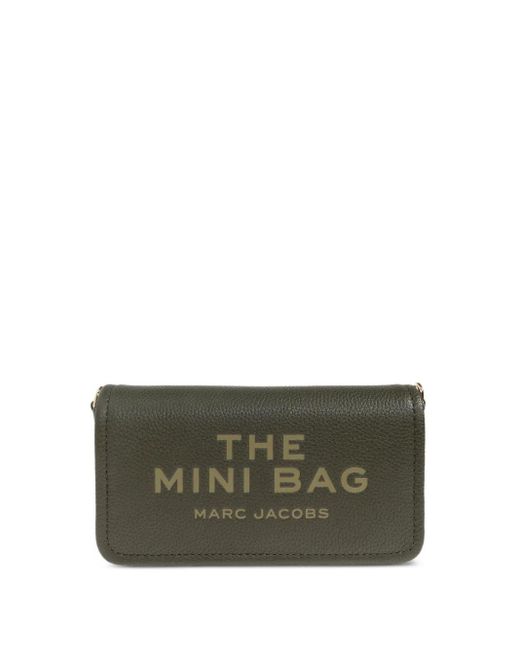 Marc Jacobs Green Compact Clutch Bag With Embossed Logo