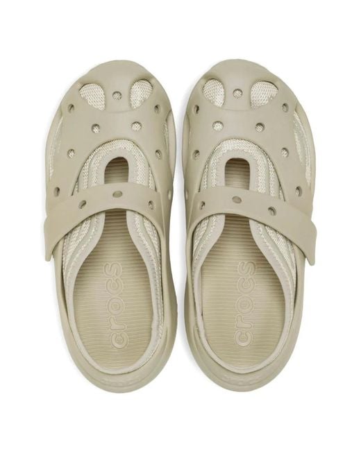 CROCSTM White Caged Mules