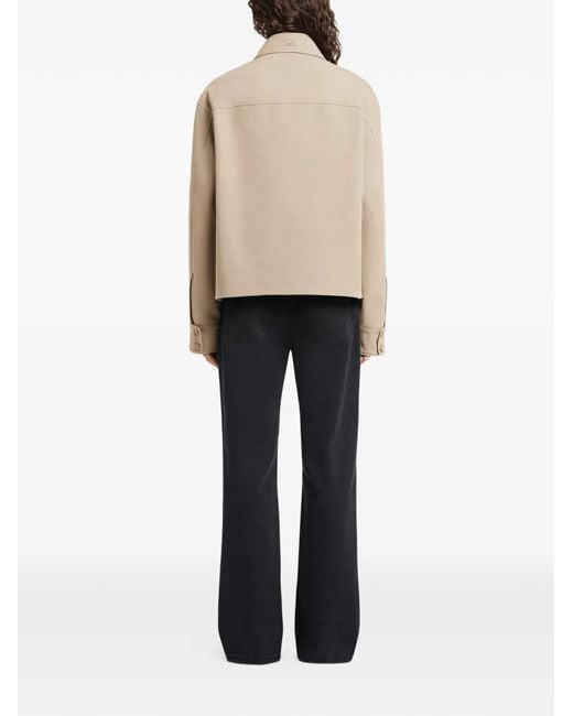 Courreges Natural Double-Pocket Zip-Fastening Jacket for men