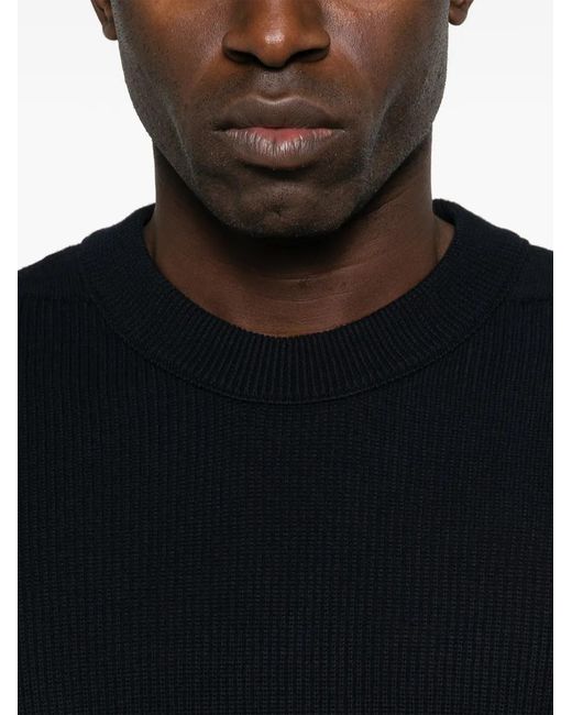 Pull À Détails De Patchs Stone Island pour homme en coloris Black