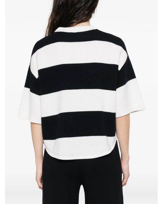 Dorothee Schumacher Black Striped Sweater