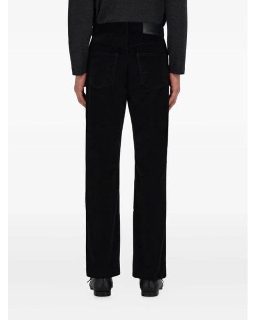 Ferragamo Black Corduroy Trousers for men