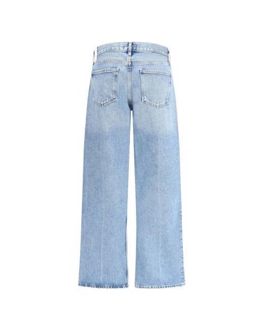 Agolde Blue Five-Pocket Jeans