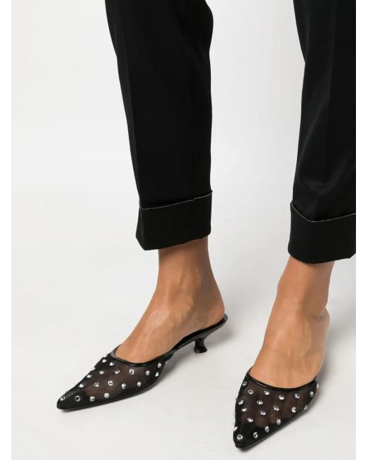 Fabiana Filippi Black Cropped Tailored Trousers