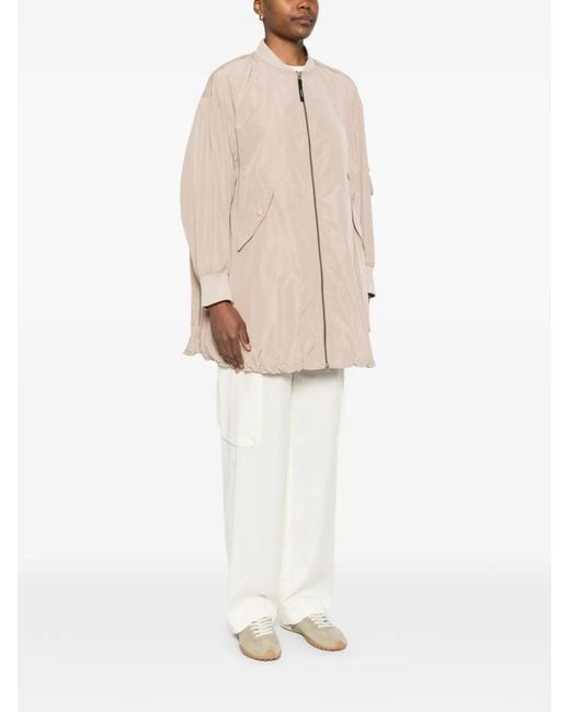 Aspesi Natural Zip-Up Parka